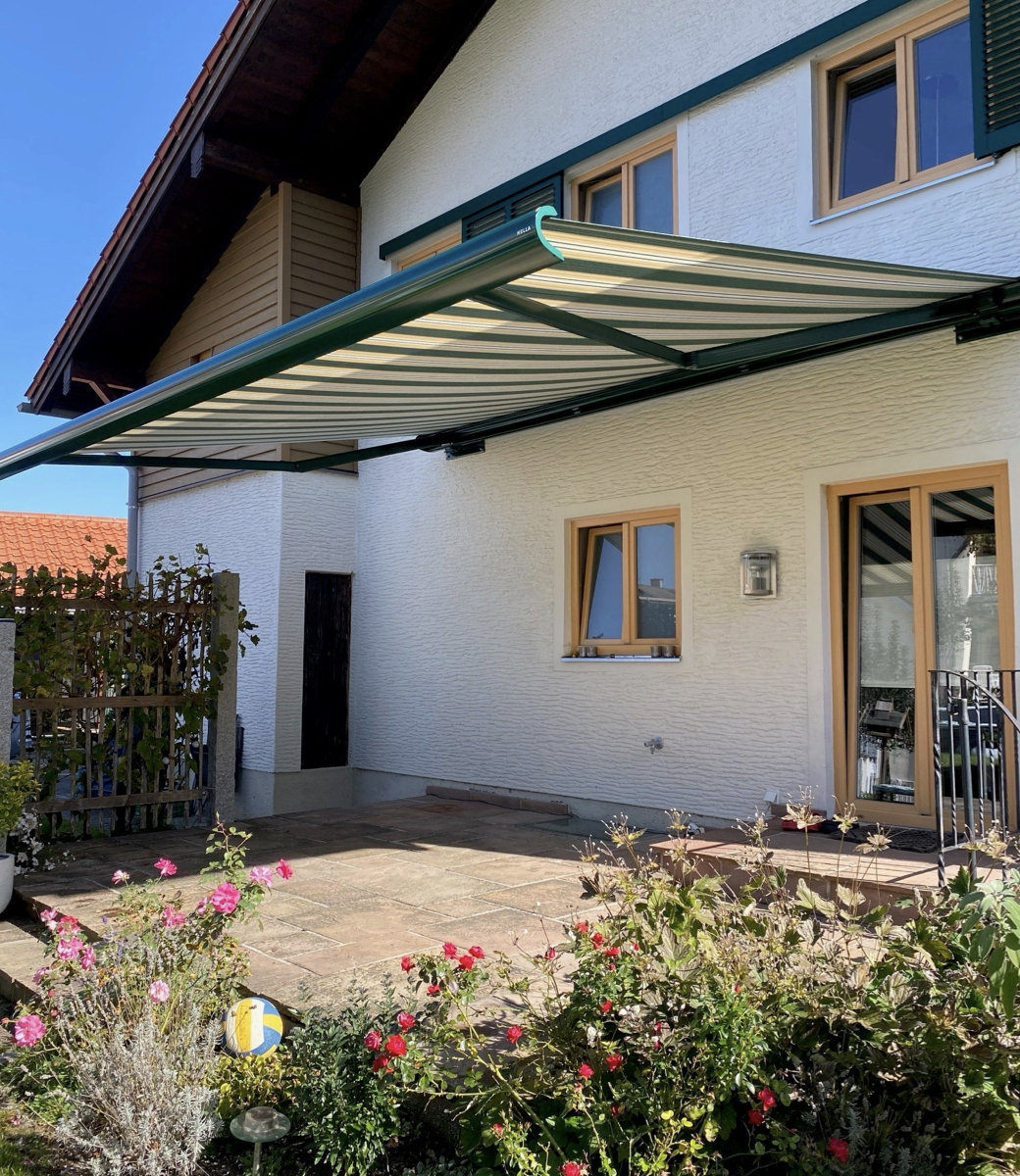 Beschattung Gelenkmarkise